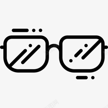 眼镜视力时尚图标