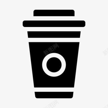 热饮料咖啡杯咖啡店图标