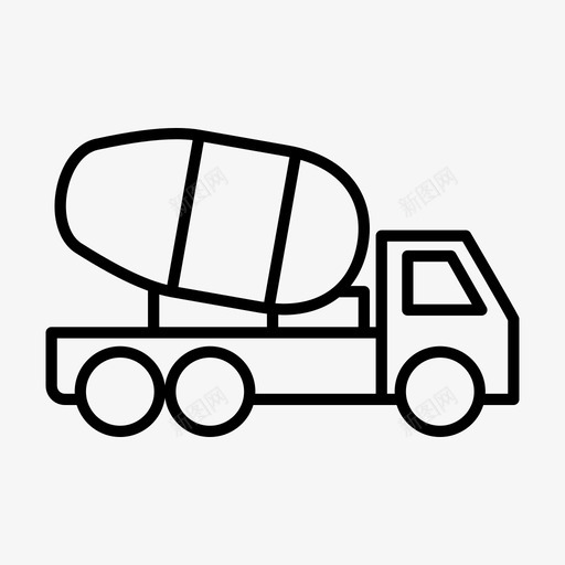 水泥卡车发动机机器svg_新图网 https://ixintu.com 水泥 卡车 运输 车辆 发动机 机器 运输车