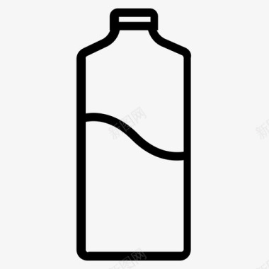 瓶子饮料旅游图标