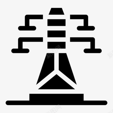 铁塔能源工业图标