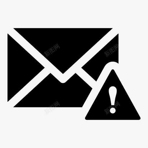 注意信息提醒邮件svg_新图网 https://ixintu.com 注意 信息 提醒 邮件 警告 电子邮件 部分
