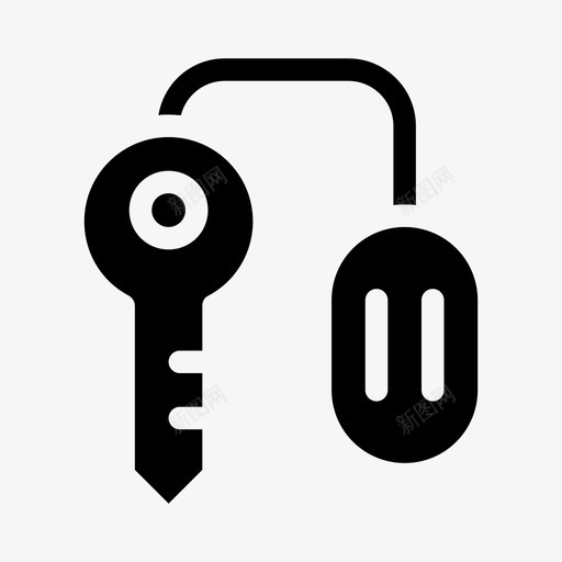 房间钥匙通道钥匙房svg_新图网 https://ixintu.com 钥匙 房间 通道 旅行 填充