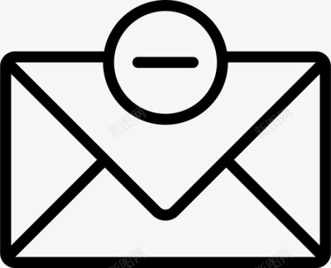邮件未发送警报拒绝图标