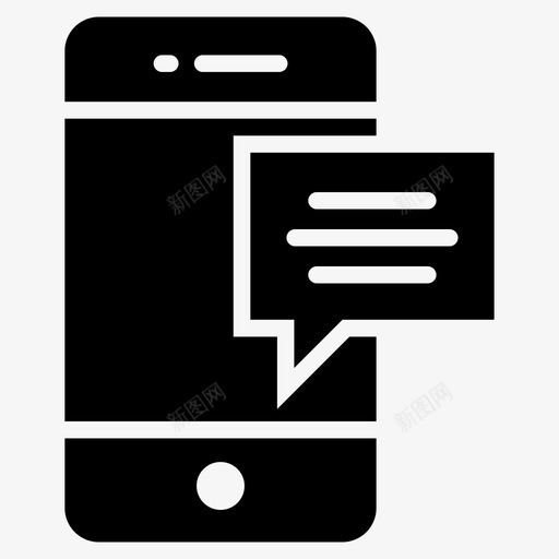 手机短信聊天泡泡通讯svg_新图网 https://ixintu.com 手机短信 通讯 短信 聊天 泡泡 网络