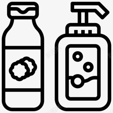 液体肥皂家具家用图标