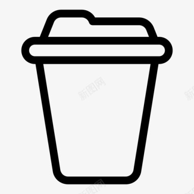 咖啡杯咖啡店热饮料图标