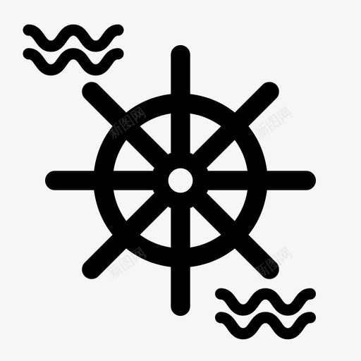 方向盘齿轮水运标志svg_新图网 https://ixintu.com 方向盘 齿轮 水运 标志