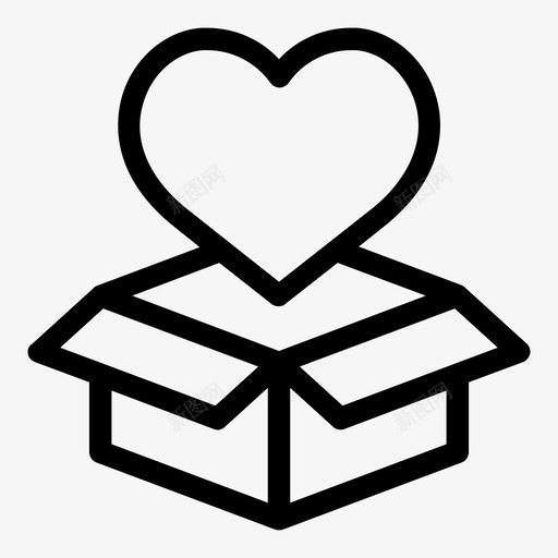 捐赠礼盒包装盒svg_新图网 https://ixintu.com 捐赠 礼盒 包装盒 团结 道德