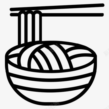 面条烹饪食物图标