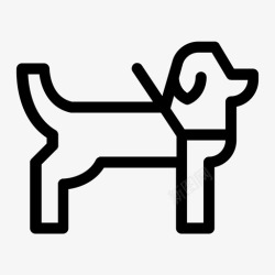 盲犬导盲犬动物盲人高清图片