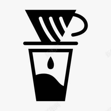 咖啡机卡布西诺杯子图标