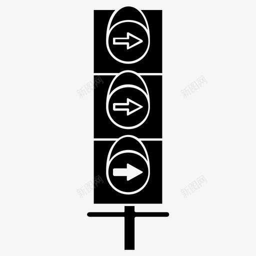 箭头标志道路交通红绿灯svg_新图网 https://ixintu.com 箭头 标志 红绿灯 道路交通