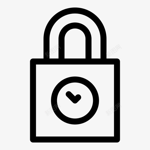 锁定挂锁安全svg_新图网 https://ixintu.com 锁定 挂锁 安全 全时间 区块