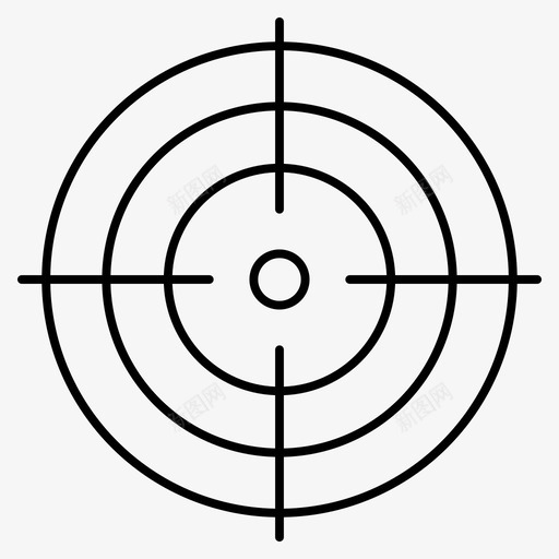 目标准确度瞄准svg_新图网 https://ixintu.com 目标 准确度 瞄准 狩猎 标记 杂项