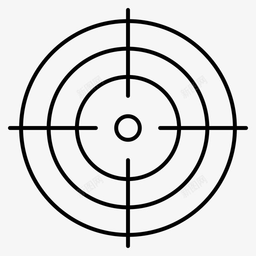 目标准确度瞄准svg_新图网 https://ixintu.com 目标 准确度 瞄准 狩猎 标记 杂项