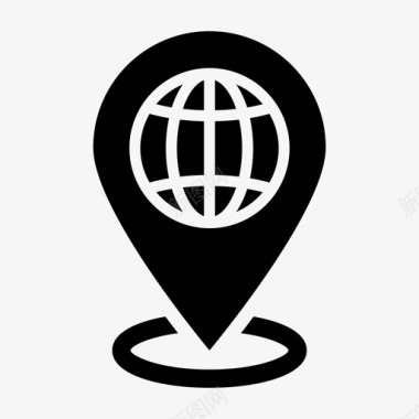 地图位置全球定位系统导航图标