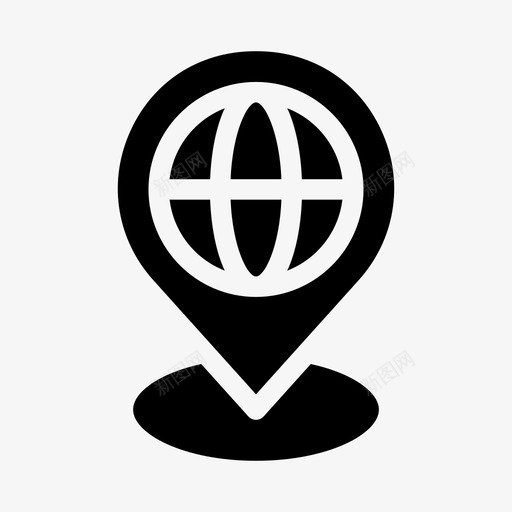占位符地图位置地图别针svg_新图网 https://ixintu.com 地图 占位符 位置 别针 指针 人力资源 填充