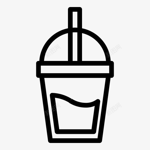 冰沙杯饮料水果svg_新图网 https://ixintu.com 冰沙杯 饮料 水果 塑料 咖啡馆 用品