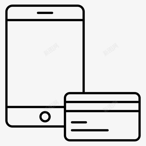 atm移动信贷支付svg_新图网 https://ixintu.com 移动 信贷 支付 购物 商店 杂项