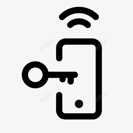 登录社交wifi已连接移动svg_新图网 https://ixintu.com 登录 社交 连接 移动 在线 用户