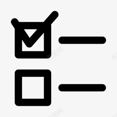 检查表标记任务图标