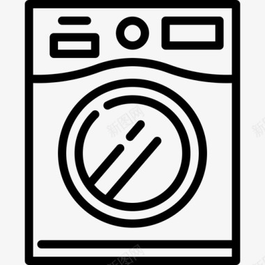 烘干机自助洗衣店洗衣服务图标
