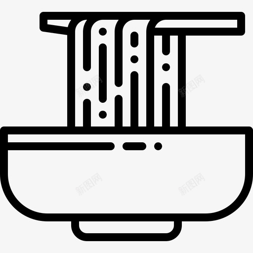 面条碗筷子svg_新图网 https://ixintu.com 面条 碗筷 筷子 食物 拉面 餐厅