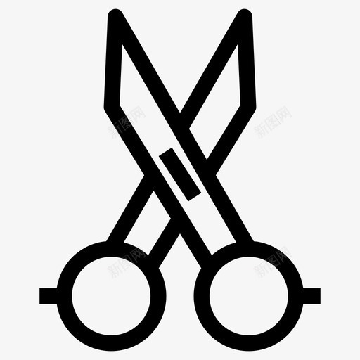 剪刀剪剪工具svg_新图网 https://ixintu.com 剪刀 刀剪 剪剪 工具 头发