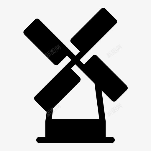 磨坊生态自然svg_新图网 https://ixintu.com 磨坊 生态 自然 自然风 风车 农业