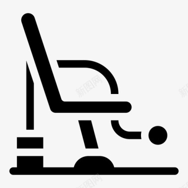 锻炼椅子健身图标