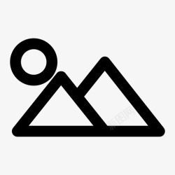 登高标志山冒险攀登高清图片