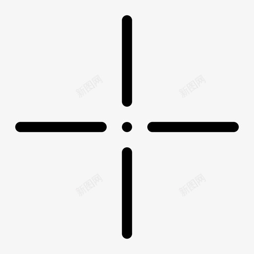 精度目标光标svg_新图网 https://ixintu.com 光标 选择 精度 目标 界面 填充