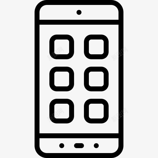 智能手机应用程序应用程序用户界面svg_新图网 https://ixintu.com 应用程序 智能 手机 用户界面 创业 企业