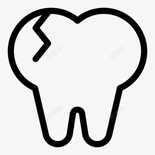 坏牙蛀牙牙医svg_新图网 https://ixintu.com 坏牙 蛀牙 牙医