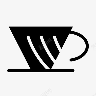 咖啡机v60卡布西诺滴头图标