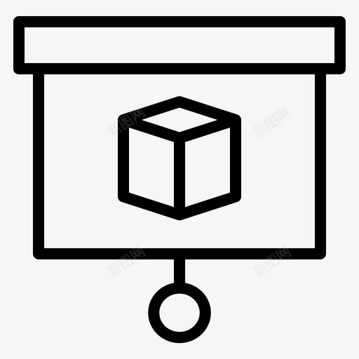 演示板盒svg_新图网 https://ixintu.com 演示 板盒 交付 包装 产品 启动