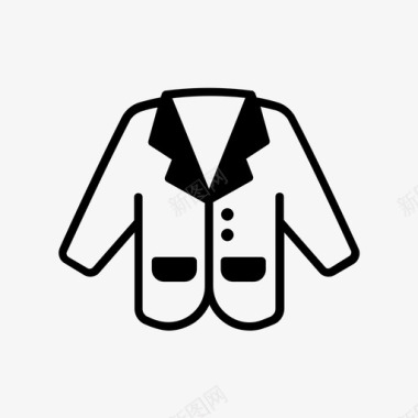 西装夹克衣服图标