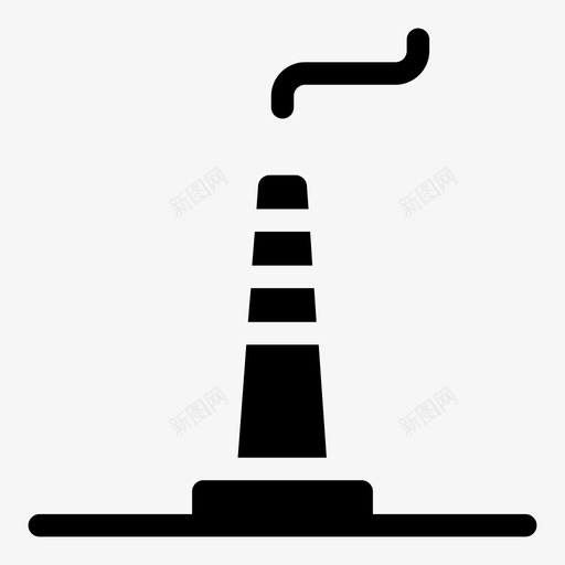 核电站烟囱冷却塔svg_新图网 https://ixintu.com 核电站 烟囱 冷却塔 景观 核能 填充