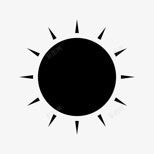 太阳能量热量svg_新图网 https://ixintu.com 太阳 太阳能 能量 热量 阳光 光度 夏天