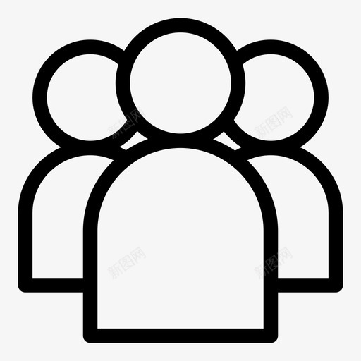 联系人客户家庭svg_新图网 https://ixintu.com 联系人 客户 家庭 小组 团队