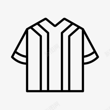 棒球服运动服图标