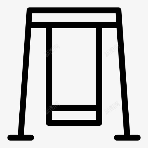 建筑爱好孩子svg_新图网 https://ixintu.com 秋千 建筑 爱好 好孩子 操场 家庭生活