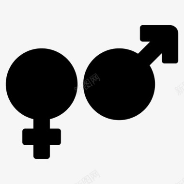 性别女性婚姻图标