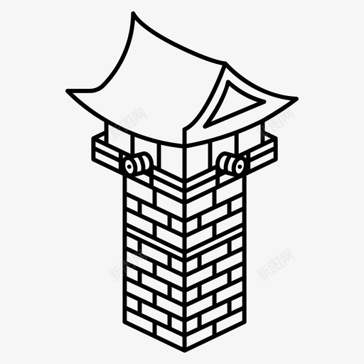 韩国传统塔建筑文化svg_新图网 https://ixintu.com 韩国 传统塔 建筑 文化 杂项