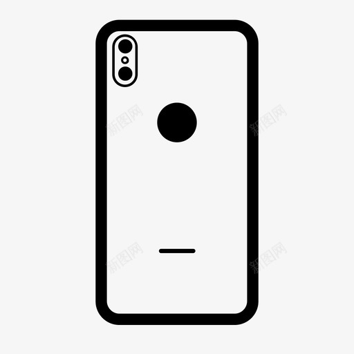 iphone10苹果手机svg_新图网 https://ixintu.com 手机 苹果 智能