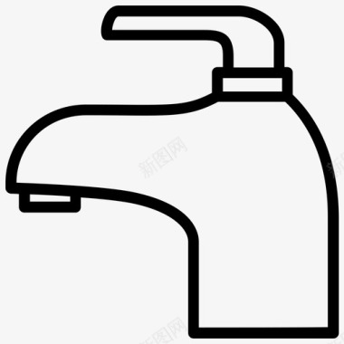 水龙头洗手盆消防栓图标