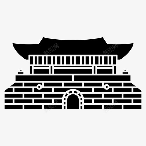 韩国传统民居文化地标svg_新图网 https://ixintu.com 韩国 传统 民居 文化 地标