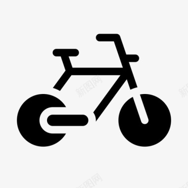 自行车运动杂项3填补图标