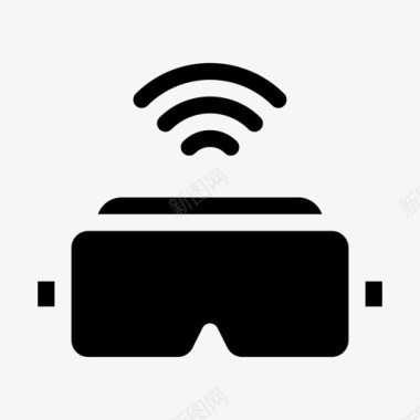 虚拟现实ar眼镜增强现实图标